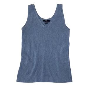 Knit Blue Tank Top by GAP 100% Cotton XS